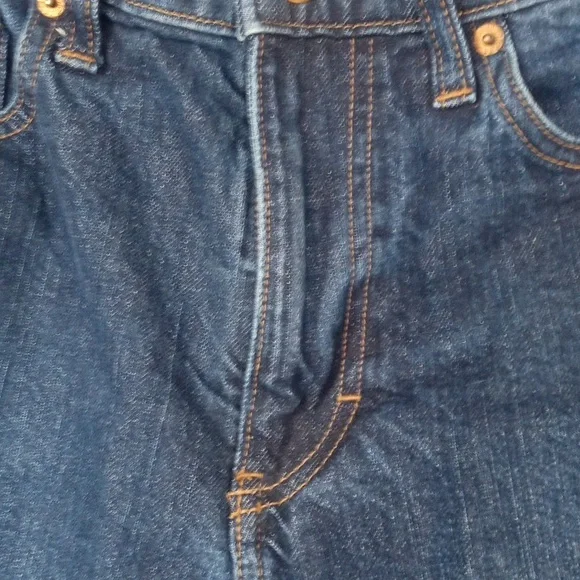 J. Crew Men's Flex Dark Wash Straight Leg Jeans Size 29/30 - Picture 3 of 9